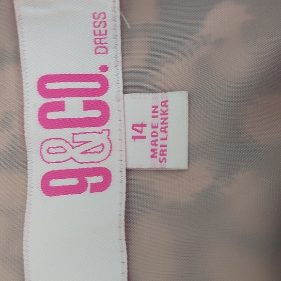 9&CO. dress. It says ize 14 but fits size 12, leopard print - Picture 5 of 8